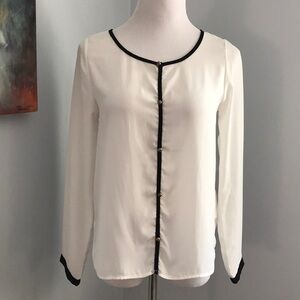 Anthropologie Sheer Blouse